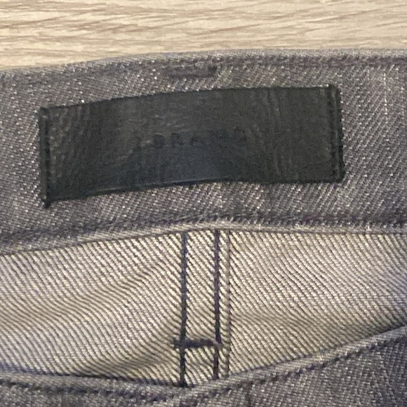 This pair of j brand jeans, are in decent condition and comes in a light grey. - Picture 3 of 3